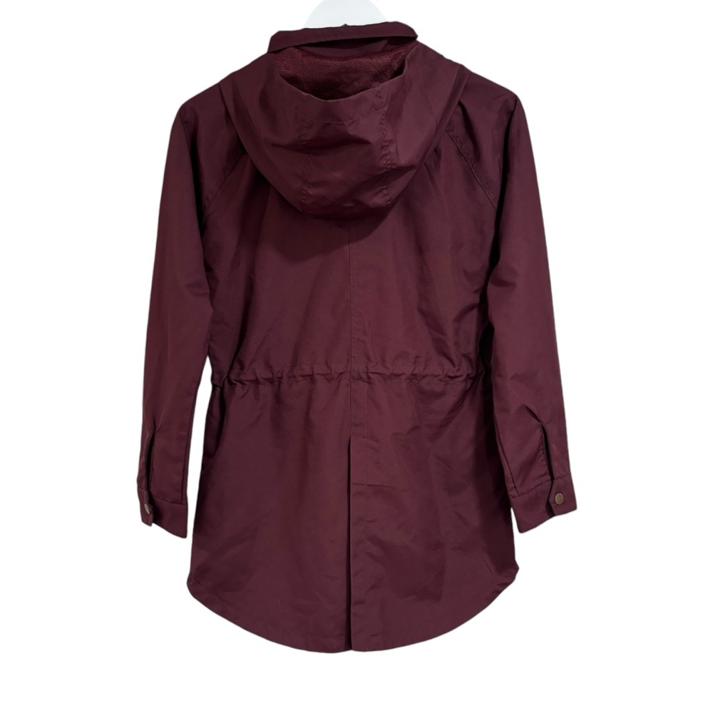 O’Neill Gayle Burgundy Windbreaker Hooded Zip Up Spring Jacket Women's Size XS - Picture 10 of 15